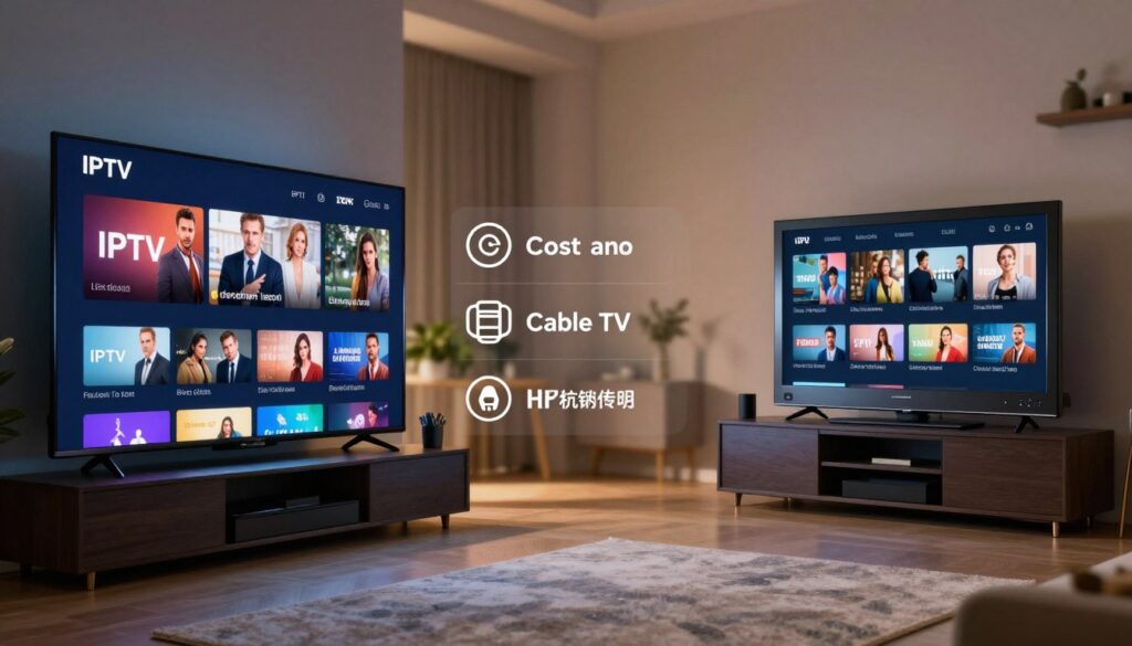 IPTV and cable TV